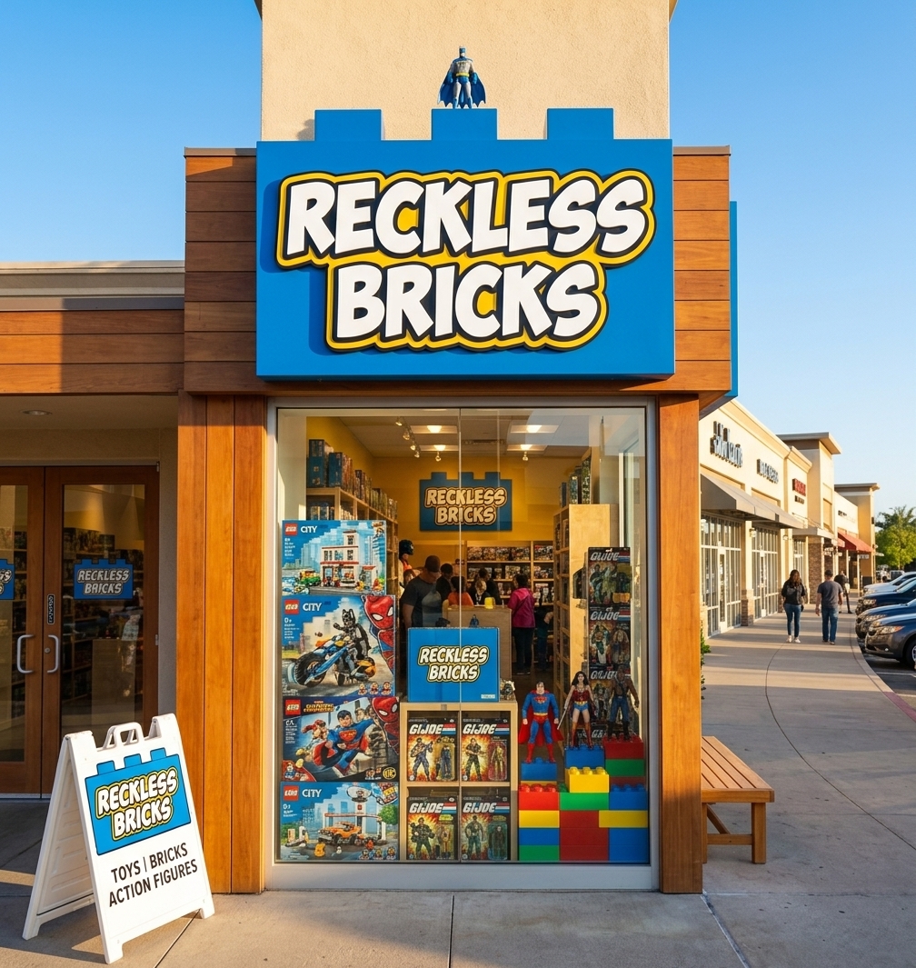 Reckless Bricks & Toys Storefront